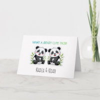 Gêmeos Bebês, Urso Panda, Gêmeos Personalizados Ch