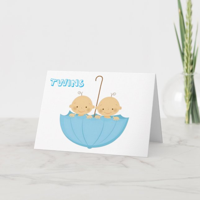 CARTÃO GÊMEOS DUPLICAM O AMOR E DUPLICAM A DIVERSÃO (Frente)