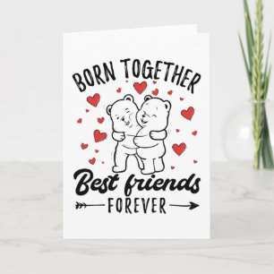 Cartão Gêmeos gêmeos gêmeos gêmeos gêmeos