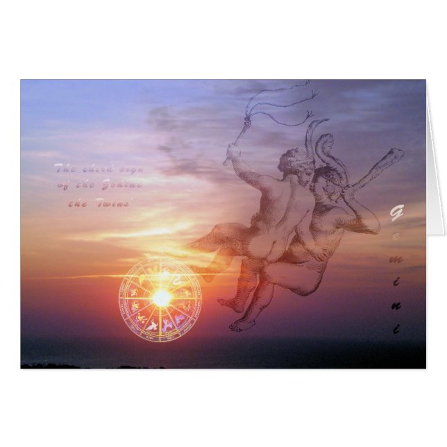 Cartão gemini (Frente Horizontal)