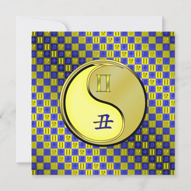 Cartão Gemini & Metal Ox (Frente)