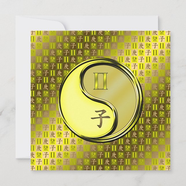 Cartão Gemini & Metal Rat (Frente)