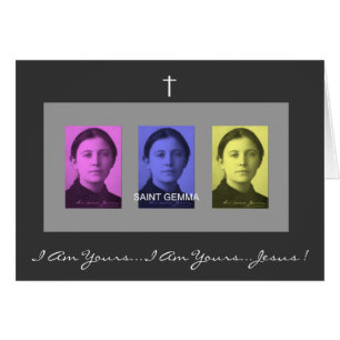Cartão Gemma do santo