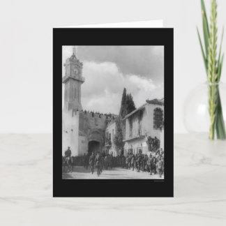 Cartão General Allenby em Jerusalém 1917