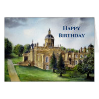 General Birthday Castle Howard Watercolor Painting