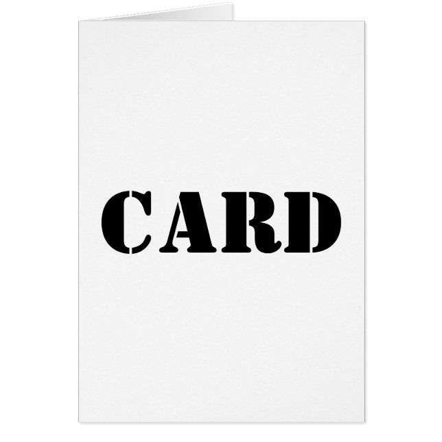 Cartão Genérico (Frente)