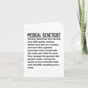 Cartão Geneticista Médica
