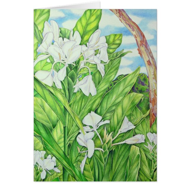 Cartão Gengibre do branco de Tantalus (Frente)