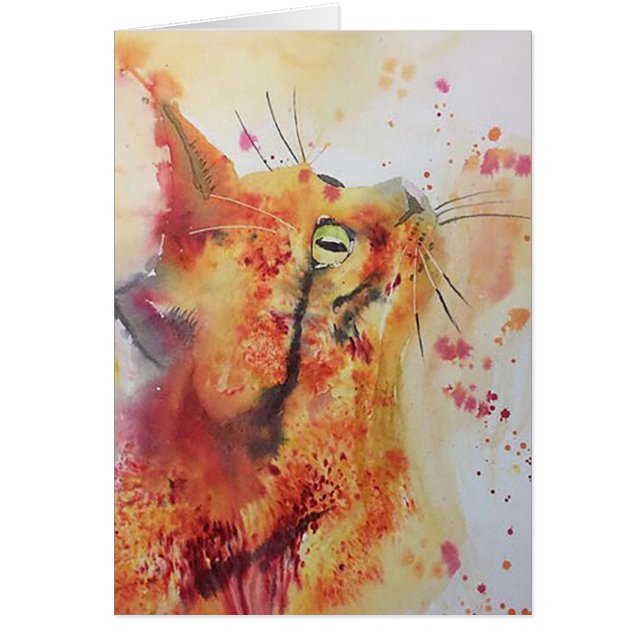 Cartão gengibre tom (Frente)