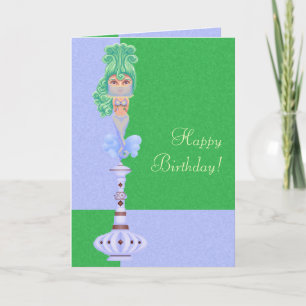 Cartão Genie em uma garrafa