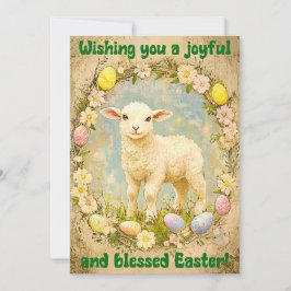 Cartão Gentle Joy – Easter Lamb Wishes