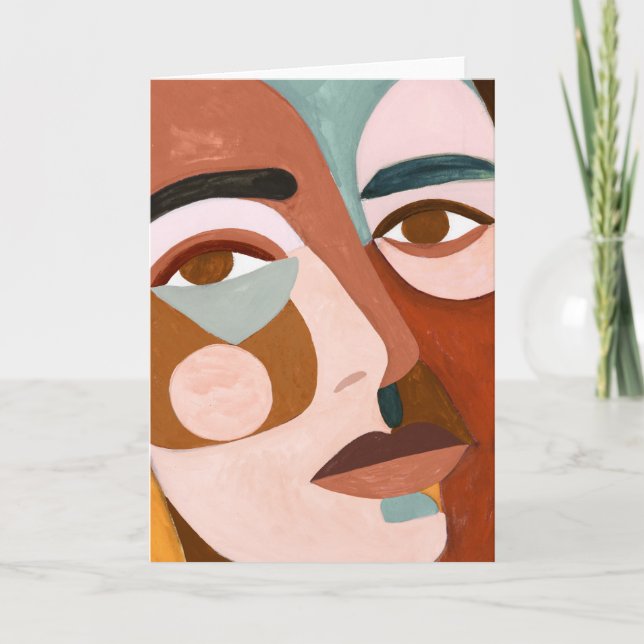 Cartão Geo Face para Cima (Frente)