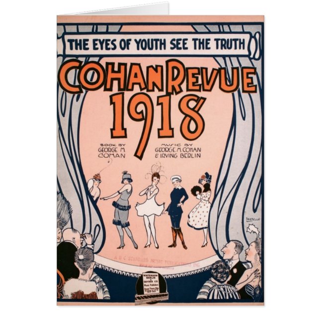 Cartão Geo. M. Cohan Reexame 1918 (Frente)