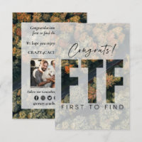 Geocaching Primeiro a Encontrar o Cache Parabéns P