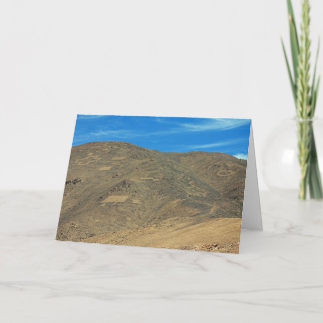 Cartão Geoglifos do Atacama (Frente)