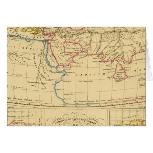 Cartão Geografia de Ptolomeu