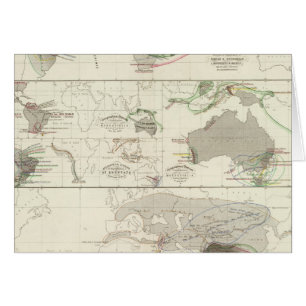 Cartão Geografia zoológica