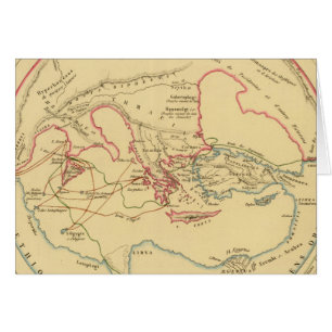 Cartão Geographie des Grecs Primitivo