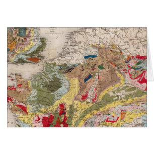 Cartão Geologia da Europa