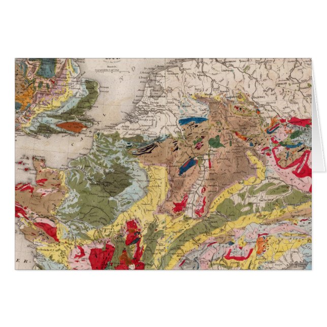 Cartão Geologia da Europa (Frente Horizontal)