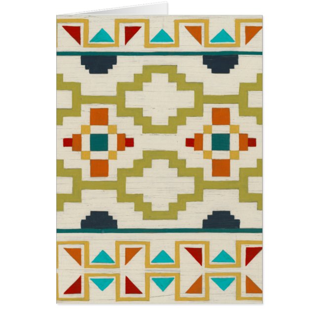 Cartão Geometria do Sudoeste I (Frente)