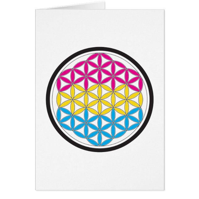 Cartão geometria pan-sagrada (Frente)