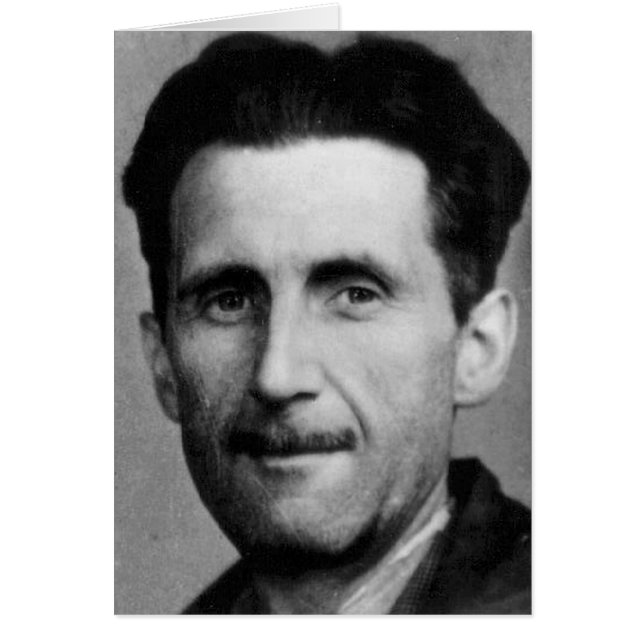 Cartão george orwell (Frente)