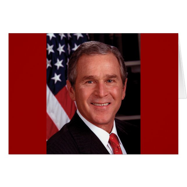 Cartão George W Bush (Frente Horizontal)