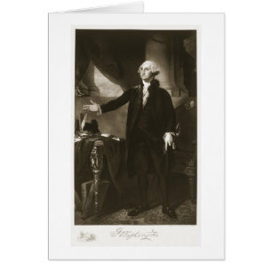 Cartão George Washington, 1rua Presidente dos Estados Uni