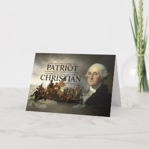 Cartão George Washington Christian