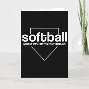 Cartão George Washington Continentals Softll Home Plate