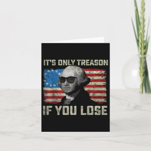Cartão George Washington é a única traição se você Perder