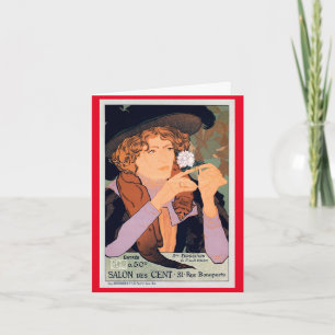 Cartão Georges de Feure Art Nouveau Card