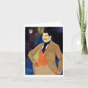 Cartão Georges de Feure Art Nouveau Card