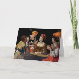 Cartão Georges de la Tour - Bate com Ás de Ouros