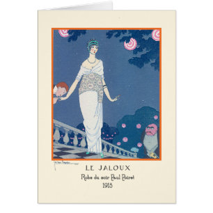 Cartão Georges Lepape Art Deco Fashion