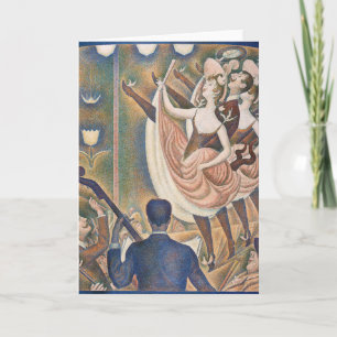 Cartão Georges Seurat - Le Chahut