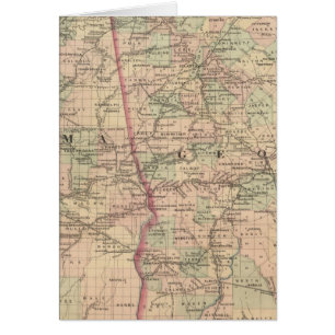 Cartão Geórgia e Alabama