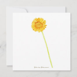 Cartão Gerbera Daisy