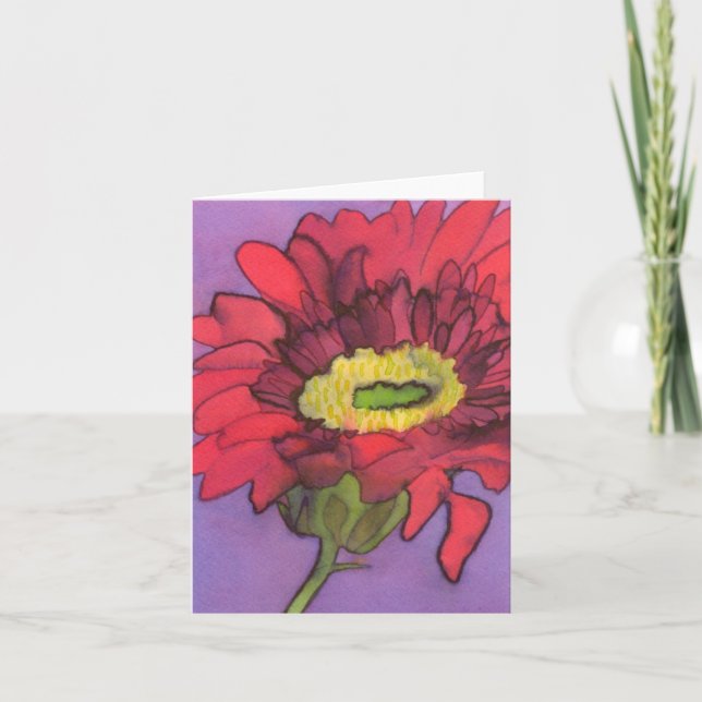 Cartão Gerbera Notecard (Frente)
