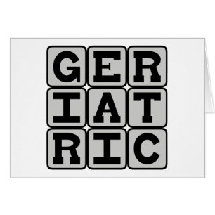Cartão Geriátrico, Relativo a Pessoas Idosas
