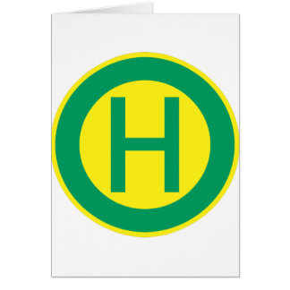 Cartão German autocarro and Tram alto sign parada