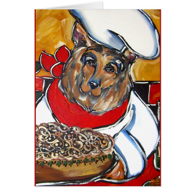 Cartão German shepherd (Frente)