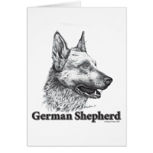 Cartão German shepherd