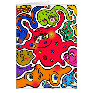 Cartão Germes da serra de vaivém