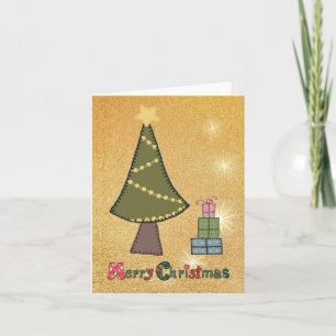 Cartão Geschenke unterm Baum