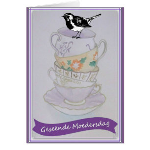 Cartão Geseende Moedersdag
