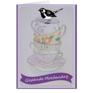 Cartão Geseende Moedersdag