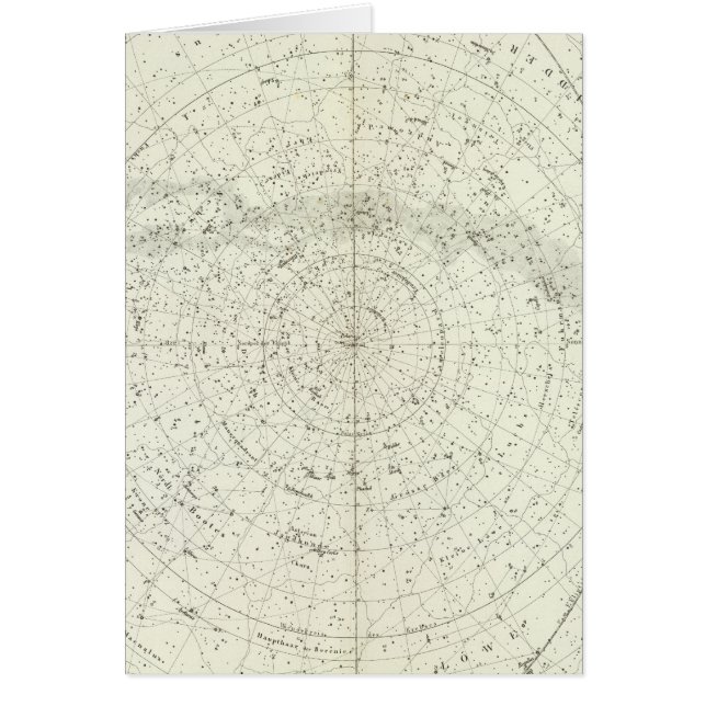 Cartão Gestirnte Himmel Nord (Frente)