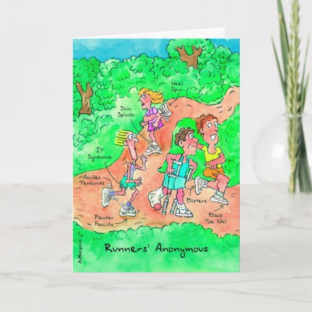 Cartão Get Good Card for Runner - Runners Anonymous (Frente)